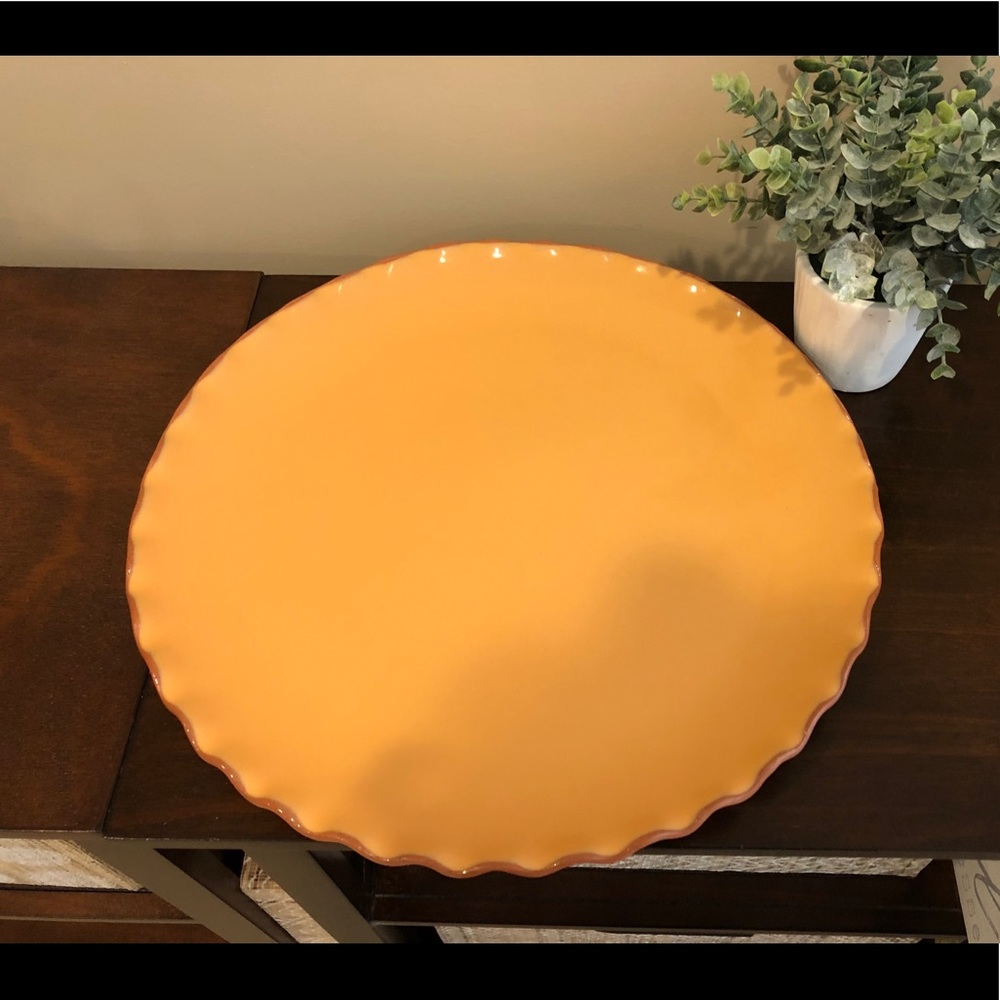 Awesome Orange Terra Cotta Platter